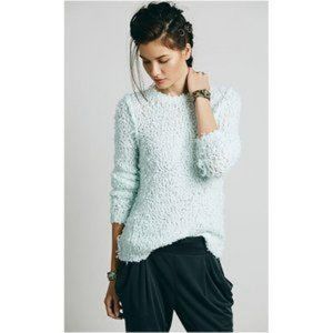 Free People Chunky Mint Sweater